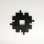 1x LEGO DUPLO Eisenbahn Schienen Kreuzung black 4646 schwarz Zubehör - nerdyvana.com
