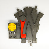 1x LEGO® DUPLO® Eisenbahn Schienen Weiche dark gray 6379 dunkelgrau - nerdyvana.com