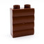 5x LEGO DUPLO Stein Holz Profil Mauer Zaun Sockel Blockhaus rotbraun 1x2x2 18783 - nerdyvana.com