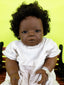 Annette Himstedt Künstlerpuppe Mo 1990 Afro Baby Doll 55cm mit Zertifikat - nerdyvana.com