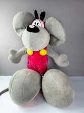 Depesche® Diddl® Maus XXL Plüschfigur 52 - 60cm Grau Rosa Hose 90er Rarität - nerdyvana.com