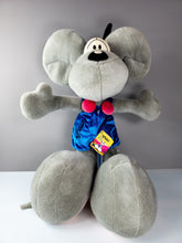 Depesche® Diddl® Maus XXL Plüschfigur 60cm Grau Blaue Hose 90er Rarität - nerdyvana.com