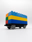 LEGO DUPLO 1x Güterwagen + 6x Bausteine 2x8 - 16er bunt gemischt Waggon Train - nerdyvana.com