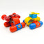 LEGO DUPLO 2 fantastische Vehikel 2000 rot blau Raketenmodul Autos nerdycustom - nerdyvana.com