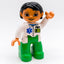 LEGO DUPLO Ärztin Arzt Krankenhaus Sanitäter Figur Medizin 47394pb137 - nerdyvana.com