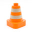 LEGO DUPLO Baustelle Pylon Verkehrshütchen Warnkegel orange weiß 47408px1 - nerdyvana.com