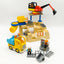 LEGO DUPLO Baustelle Set mit Bagger LKW Bauarbeiter Figuren 3D Bauplatte Felsen - nerdyvana.com