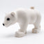 LEGO DUPLO Eisbär Figur Weiß Tier Zoo Polar Bär dupbearc01pb01 - nerdyvana.com