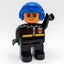 LEGO DUPLO Feuerwehr Figur Feuerwehrmann Helm Visier Einsatz 4555pb044 - nerdyvana.com
