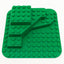 LEGO DUPLO Grundplatte 12x12 grün Hügel 3 Stufen Bauernhof Zoo Landschaft 6433 - nerdyvana.com
