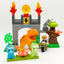 LEGO DUPLO Jurassic World T Rex Baby Dinos mit Owen auf Motorrad nerdycustom MOC - nerdyvana.com