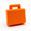 LEGO DUPLO Koffer Gepäck Aktentasche neutral ohne Logo orange 20302 - nerdyvana.com