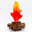 LEGO DUPLO Lagerfeuer Feuerstelle Feuerholz Braun Flamme Rot 31070 51703pb01 - nerdyvana.com