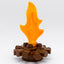 LEGO DUPLO Lagerfeuer Feuerstelle Holz Braun Flamme Orange 31070 51703 - nerdyvana.com