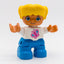 LEGO DUPLO Mädchen Kind Figur blonde Zöpfe Schmetterling blau 47205pb037 - nerdyvana.com