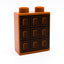 LEGO DUPLO Motivstein Tafel Schokolade Schoki 1x2x2 dunkelorange braun 4066pb786 - nerdyvana.com
