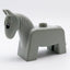 LEGO DUPLO Pferd Figur Hellgrau Bauernhof Tier Pony 4009pb02 - nerdyvana.com