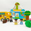 LEGO DUPLO Schule + Klassenzimmer mit Lehrerin und Schulkindern nerdycustom MOC - nerdyvana.com