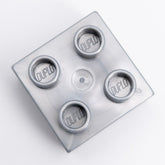 LEGO® DUPLO® Stein 2x2 Metallic Silber selten Rarität MOC Pearl Light Gray 3437 - nerdyvana.com