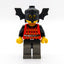 LEGO Minifigur cas022a Ritter Fledermaus Castle 6031 Fright Knight 1997 - nerdyvana.com