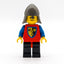 LEGO Minifigur cas105 Crusader Axe Castle Ritter 1986 - nerdyvana.com