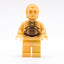 LEGO Star Wars C - 3PO sw0010 Minifigur Pearl Light Gold 2000 - nerdyvana.com