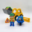 PLAYMOBIL 1.2.3 Junior Baustelle mit Bagger Bauarbeiter Schubkarre Warnschild - nerdyvana.com
