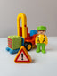 PLAYMOBIL 1.2.3 Junior Staplerfahrer Klaus Gabelstapler Lager nerdycustom - nerdyvana.com