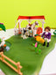 PLAYMOBIL Country Pferdebox Reiterhof mit Figuren & Tieren nerdycustom MOC - nerdyvana.com