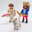 PLAYMOBIL Figuren - Set König & Königin mit Pudel Familie nerdycustom MOC Edition - nerdyvana.com