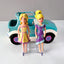 Polly Pocket Auto - Set Strand Jeep mit 2 Figuren nerdycustom MOC Edition - nerdyvana.com
