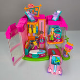 Polly Pocket™ Surf Villa Haus mit Figuren & Auto 2003 Mattel - nerdyvana.com