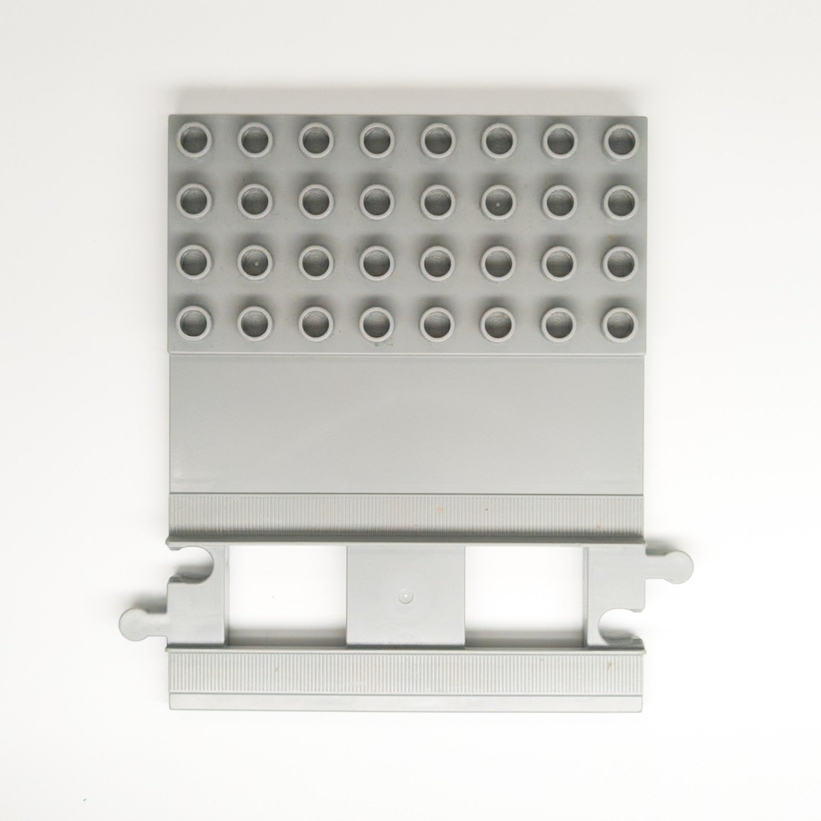 1x LEGO DUPLO Eisenbahn Schienen Bahnsteig light gray 35965 Plattform hellgrau - nerdyvana.com