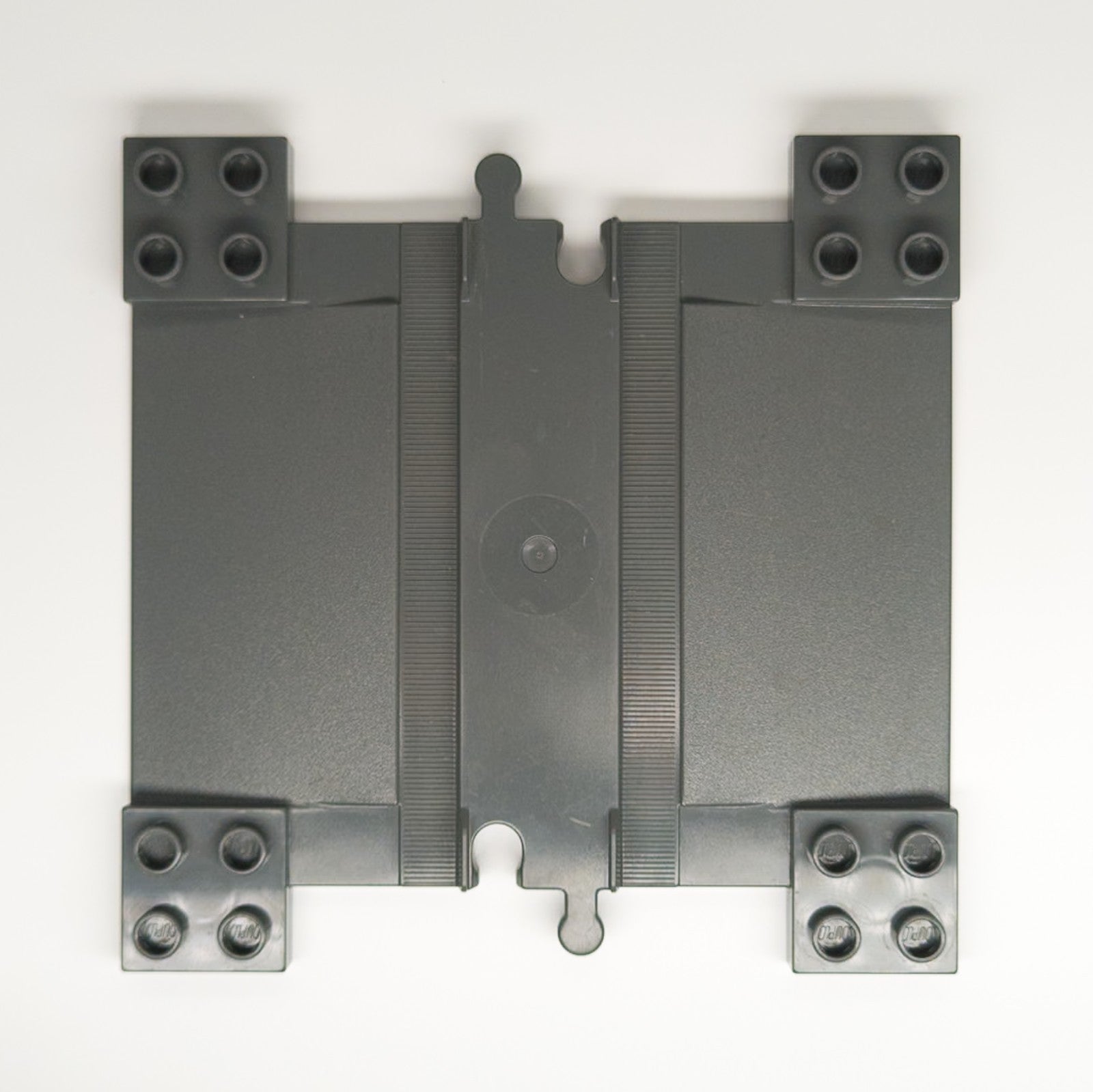 1x LEGO DUPLO Eisenbahn Schienen Bahnübergang dark bluish gray 2701 Ersatzteil - nerdyvana.com Hauptbild