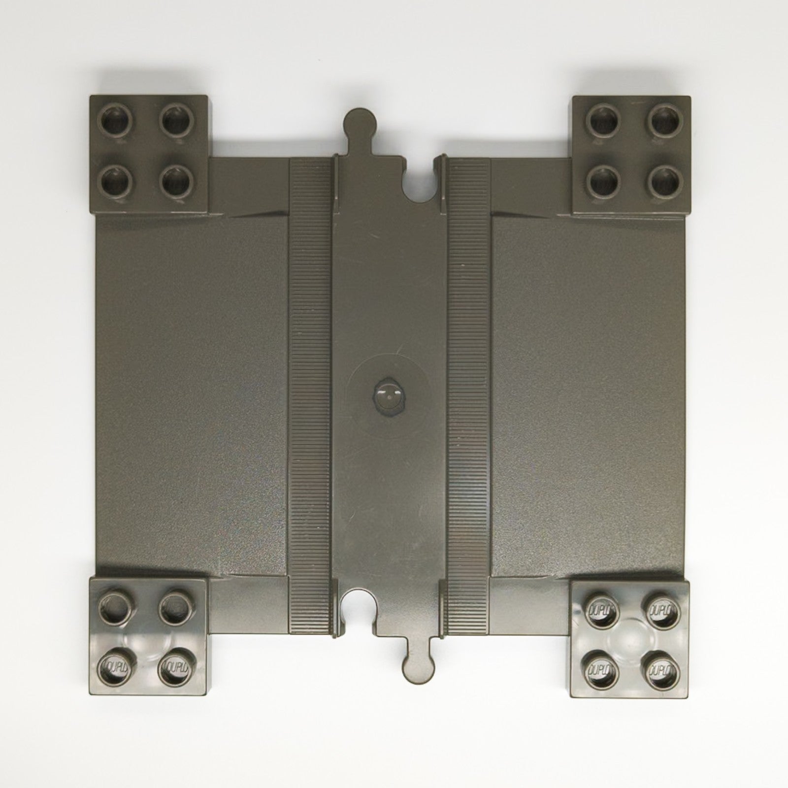 1x LEGO DUPLO Eisenbahn Schienen Bahnübergang dark gray 2701 Ersatzteil - nerdyvana.com Hauptbild