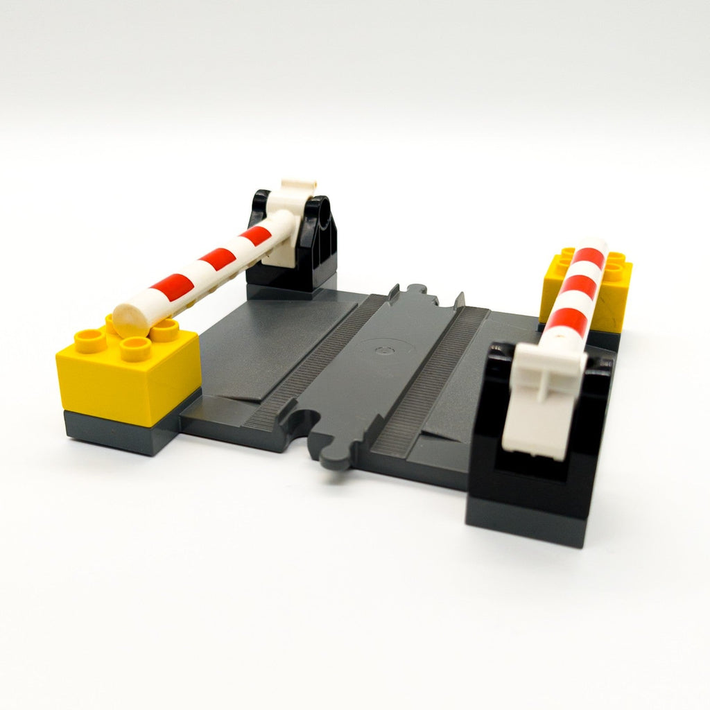 1x LEGO DUPLO Eisenbahn Schienen Bahnübergang DBG 2701 2 Schranken SWR - nerdyvana.com