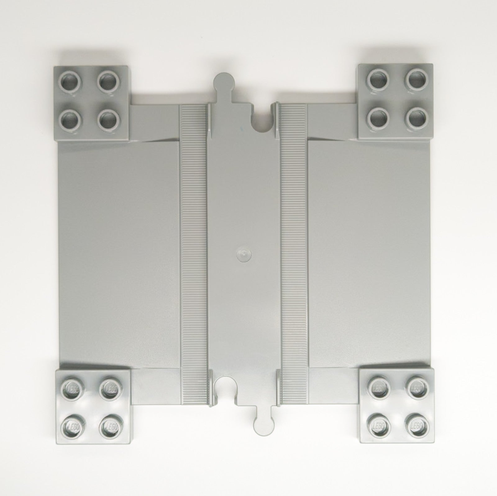 1x LEGO DUPLO Eisenbahn Schienen Bahnübergang light gray 2701 Basis Ersatzteil - nerdyvana.com
