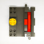 1x LEGO DUPLO Eisenbahn Schienen Start/Stop dark grey dunkelgrau - nerdyvana.com