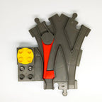 1x LEGO DUPLO Eisenbahn Schienen Weiche dark gray 6379 dunkelgrau - nerdyvana.com