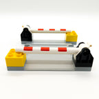 1x LEGO DUPLOEisenbahn Schienen Bahnübergang light gray 2701 2 Schranken SWR - nerdyvana.com