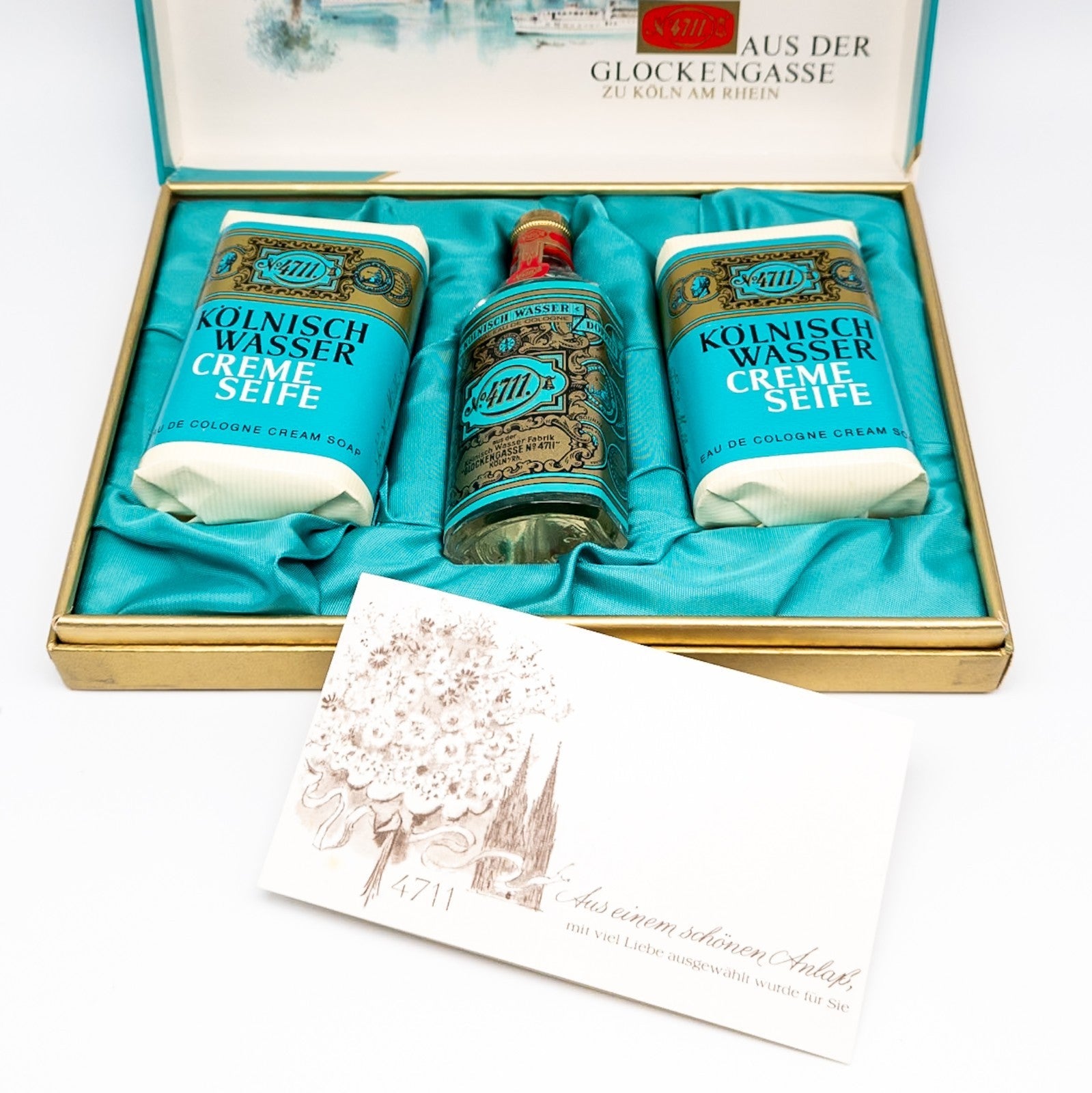 4711 Geschenkset Vintage Eau de Cologne 50ml + 2 Creme Seifen OVP NEU Zweitbild