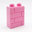 5x LEGO DUPLO Mauerstein Ziegelwand Wand Stein hellpink 1x2x2 25550 - nerdyvana.com