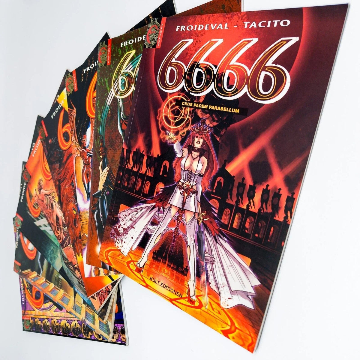 666 / 6666 Comicreihe Komplettset 1–8 Froideval Tacito Splitter & Kult Editionen - nerdyvana.com