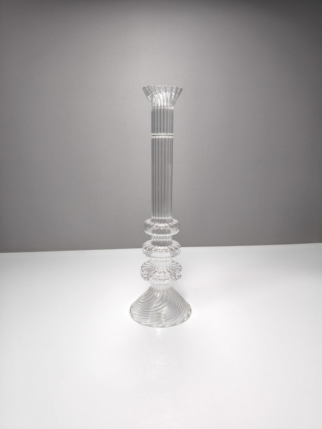 6er Set Mathias Paris Kristall Kerzenhalter 36cm Signiert OVP Baccarat Designer - nerdyvana.com