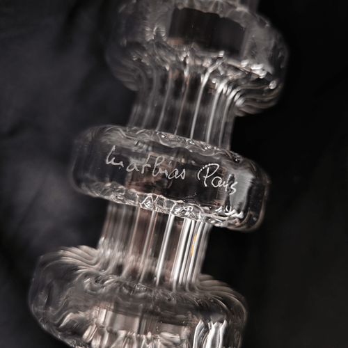 6er Set Mathias Paris Kristall Kerzenhalter 36cm Signiert OVP Baccarat Designer - nerdyvana.com