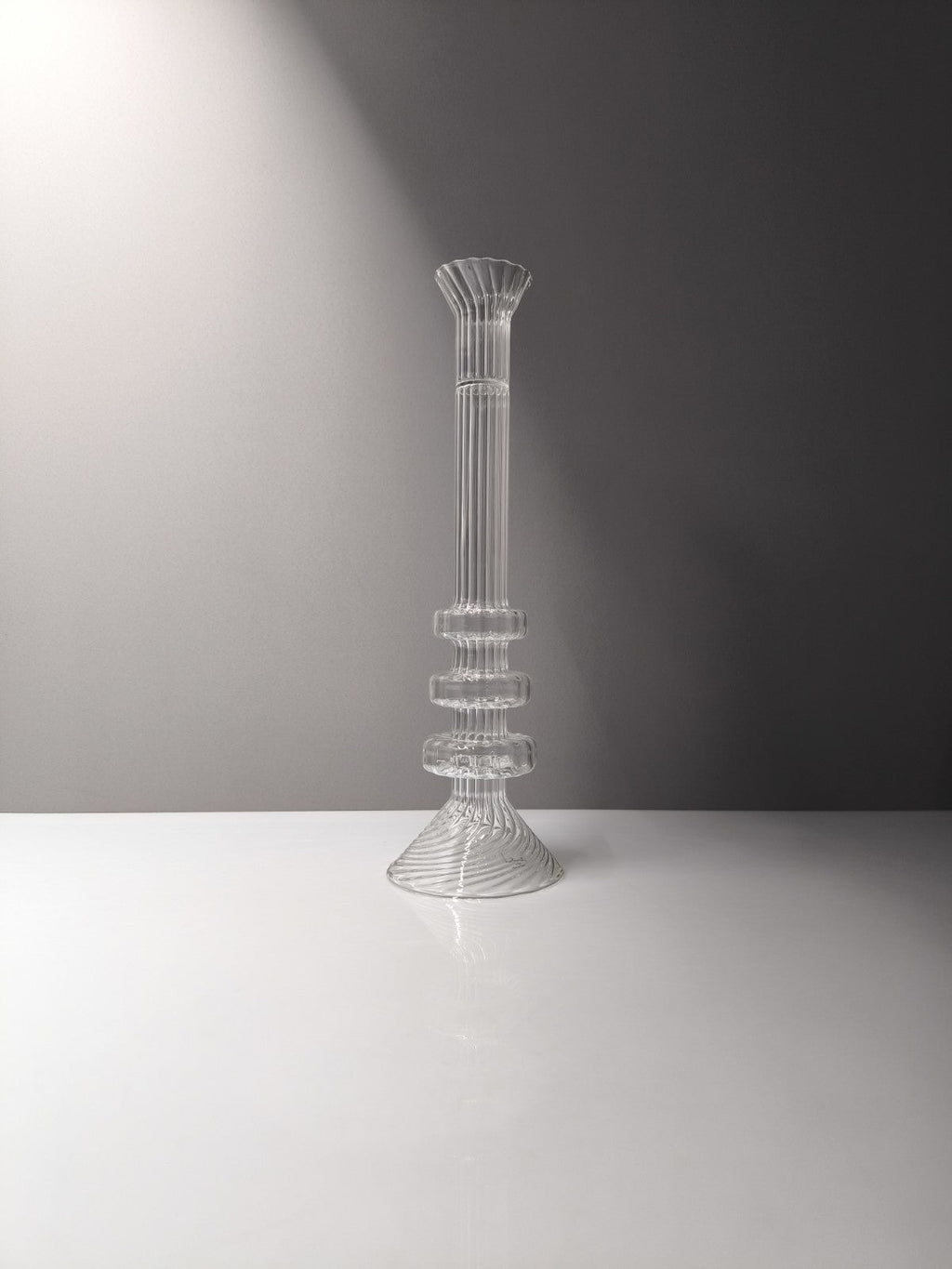6er Set Mathias Paris Kristall Kerzenhalter 36cm Signiert OVP Baccarat Designer - nerdyvana.com