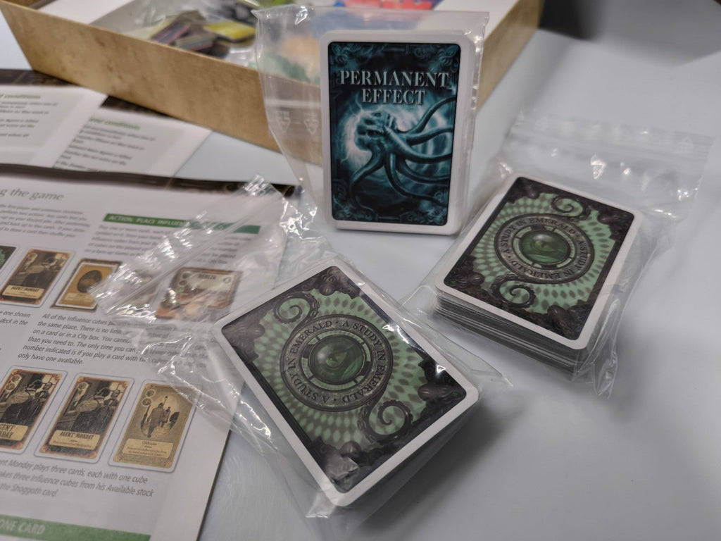 A Study in Emerald Brettspiel 1st Ed 2013 Wallace Gaiman Cthulhu OOP TOP - nerdyvana.com