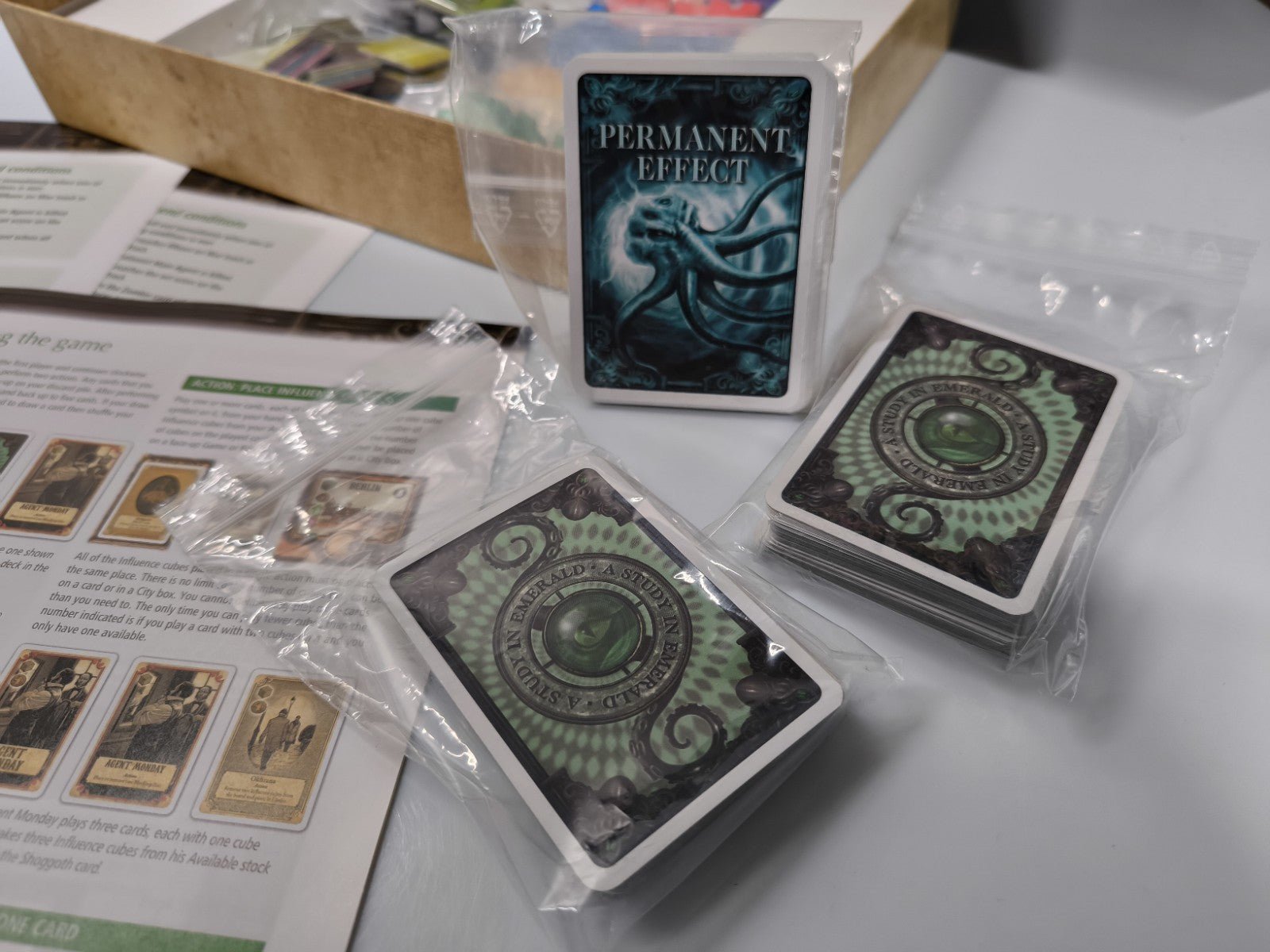 A Study in Emerald Brettspiel 1st Ed 2013 Wallace Gaiman Cthulhu OOP TOP - nerdyvana.com