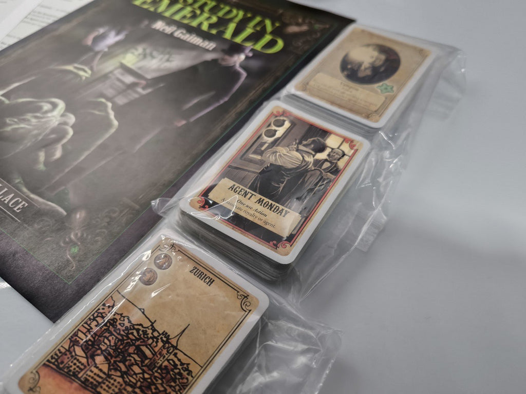 A Study in Emerald Brettspiel 1st Ed 2013 Wallace Gaiman Cthulhu OOP TOP - nerdyvana.com