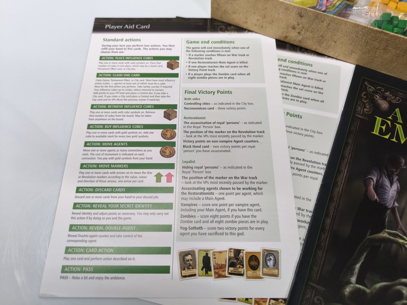 A Study in Emerald Brettspiel 1st Ed 2013 Wallace Gaiman Cthulhu OOP TOP - nerdyvana.com